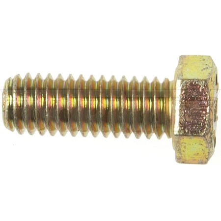 Dorman Grade 8, 3/8"-24 Hex Head Cap Screw, Zinc Yellow Steel, 1 in L 960-205